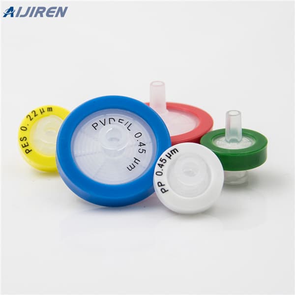 wheel filter pvdf mushroom syringe filter gas exchange